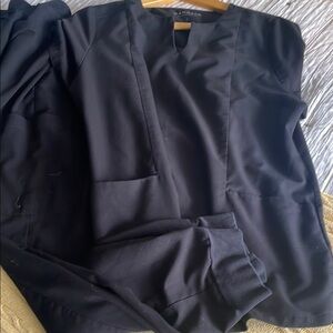 Black mandala scrubs